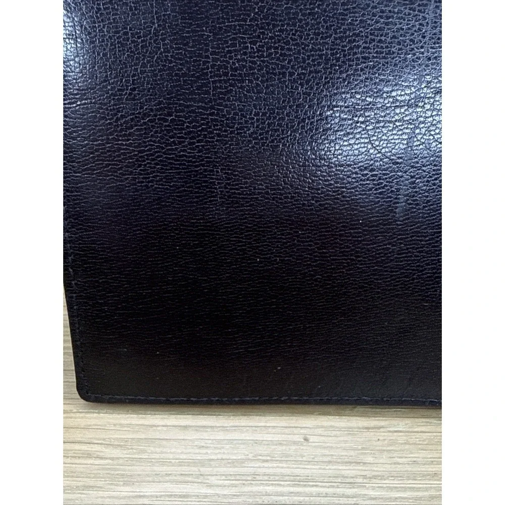CHRISTIAN DIOR CARDHOLDER WALLET FOR‎ MEN DARK BROWN KIDSKIN LEATHER VINTAGE